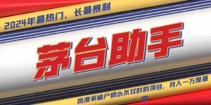 魔法贵州茅台代理，永不淘汰的项目，抛开传统玩法，使用科技，命中率极…-舜爸的藏宝库