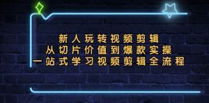 新人玩转视频剪辑:从切片价值到爆款实操,一站式学习视频剪辑全流程-舜爸的藏宝库