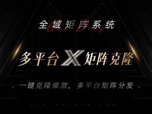 全域矩阵系统:一键克隆爆款,轻松分发到多平台,日引流500+!-舜爸的藏宝库