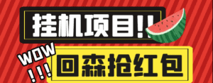 回森全自动养号挂机抢红包项目,单号一天5-10+【自动脚本+使用教程】-舜爸的藏宝库