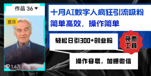 AI数字人引流吸粉攻略:简单高效,每日轻松获取300+创业粉丝!-舜爸的藏宝库