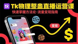Tk物理整蛊直播跨境运营：快速掌握整蛊类直播的运营方法论，实现流量变现_付费教程虚拟资源创业项目网-舜爸的藏宝库
