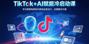 TikTok+AI赋能冷启动课：专为跨境电商和内容创业者设计，全套解决方案_付费教程虚拟资源创业项目网-舜爸的藏宝库