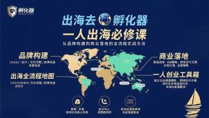 出海去 孵化器 一人出海必修课：从品牌构建到商业落地的全流程实战方法_付费教程虚拟资源创业项目网-舜爸的藏宝库